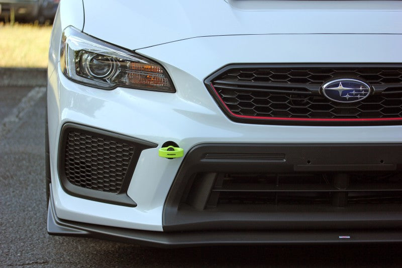 Perrin 18-21 WRX/STI / 13-20 BRZ / 17-20 Toyota 86 Front Tow Hook Kit - Neon Yellow - PSP-BDY-235NY for 2015-2021 Subaru WRX
