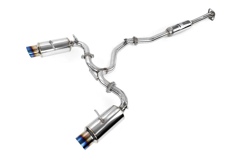 Invidia 12+ Scion FRS/BRZ/86 60mm N1 Ti-Tip Cat- Back Exhaust - HS12SSTGTT for 2013-2020 Subaru BRZ - front view