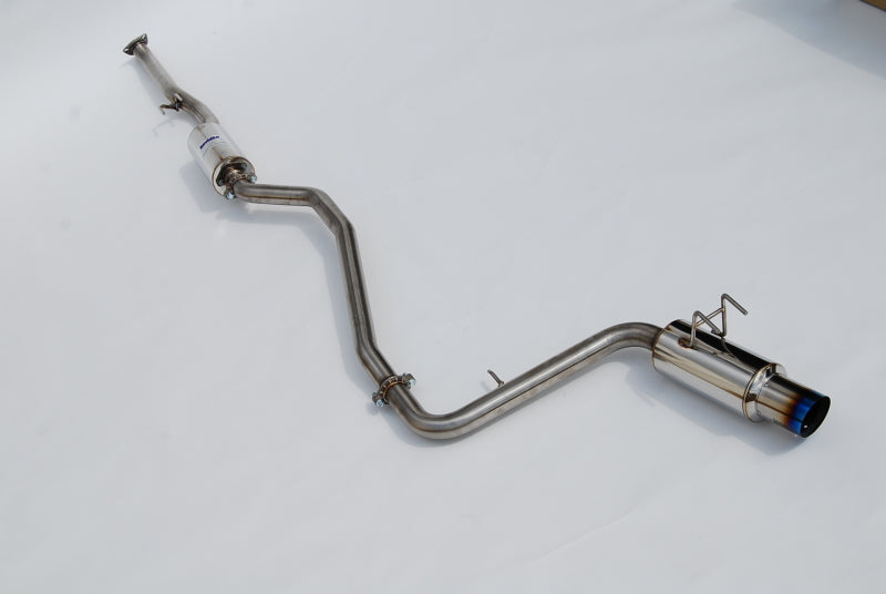 Invidia 2022+ Honda Civic Sport (2.0N/A) 60mm N1 Cat Back Exhaust - TI Tips - HS22HC6GT1STL for 2023 Honda Civic - front view