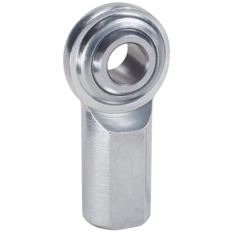 QA1 C Series 2-Pc Rod End - Female/Right Hand - .5in Bore x 1/2-20 - Carbon Steel w/PTFE - CFR8T by QA1 - front view
