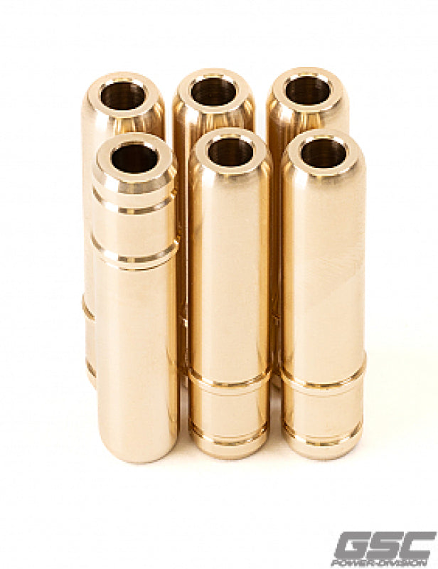 GSC P-D Toyota G16E Manganese Bronze Intake Valve Guide Stopper Style - Set of 6 - 3146-6 by GSC Power Division - front view