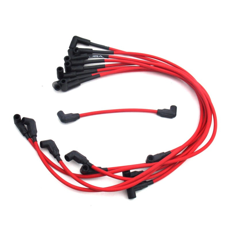 JBA 88-95 GM 5.0L/5.7L Truck Ignition Wires - Red - W0830 for 1988-1995 Chevrolet C1500 - front view