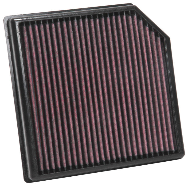 K&N 18-19 Volvo XC40 L4-2.0L F/I Replacement Air Filter - 33-3127 for 2019-2025 Volvo XC40 - front view
