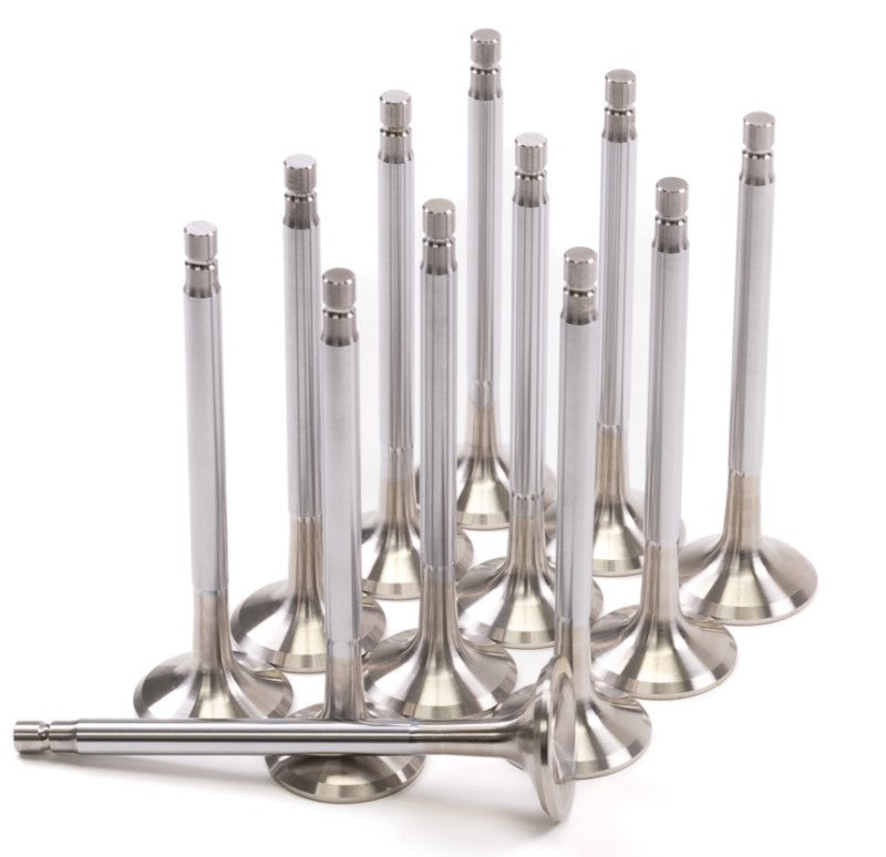 GSC P-D Nissan RB26DETT 30.15mm Head STD 101.74mm Long Exhaust Valve - Set of 12 - 2143-12 by GSC Power Division
