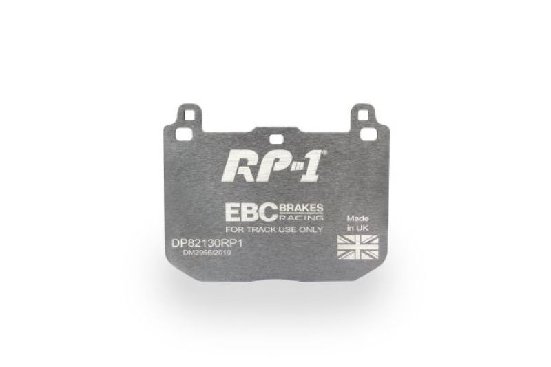 EBC Racing 2010+ Lotus Elise RP-1 Race Rear Brake Pads - DP8885/2RP1 for 2005-2011 Lotus Elise - front view