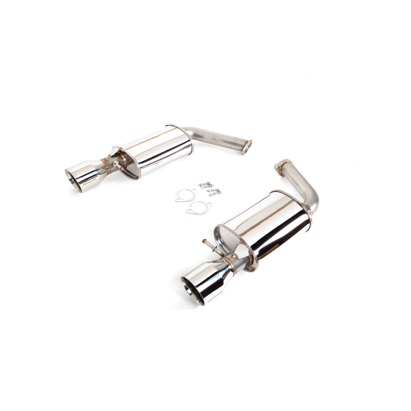 Revel Medallion Touring-S Catback Exhaust - Dual Muffler / Axle Back 92-00 Lexus SC300/400 - T70095AR by Revel - front view