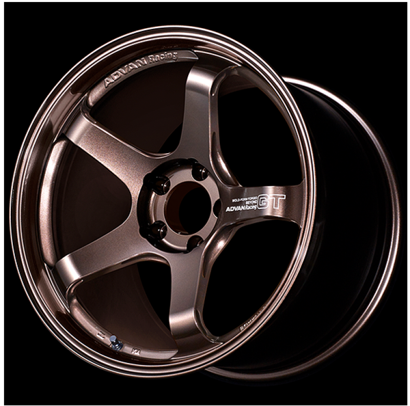 Advan GT for Porsche 20x12.0 +44 CL-CL Racing Brass Gold - YAQ0O44IBZP by Advan