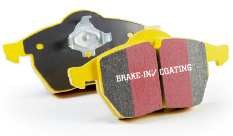 EBC Racing 12-19 BMW 3-Series (F30/F31/F34) Apollo-4 Caliper Yellowstuff Racing Brake Pad - DP4002/2SS for 2002-2015 Mini Coo