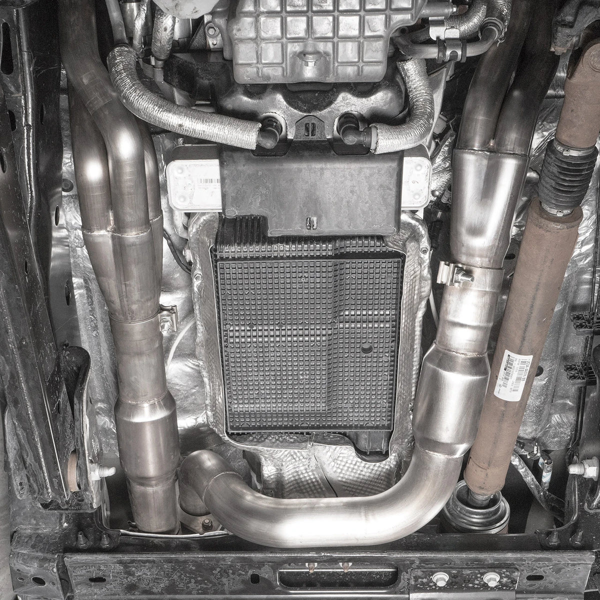 Stainless Works - 2020-26 F-250/350 7.3L Long Tube Header Kit - FT220188HCAT