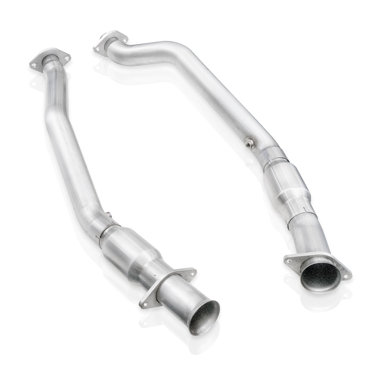 Stainless Works - 2018-26 Jeep Trackhawk 6.2L/Dodge Durango SRT 6.4L Midpipe Kit - JEEP62CAT