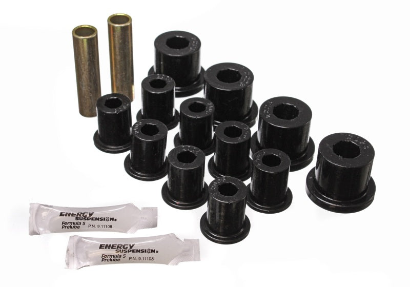 Energy Suspension Cj Rr Sprg Bush - Black - 2.2103G for 1976-1986 Jeep CJ7 - front view