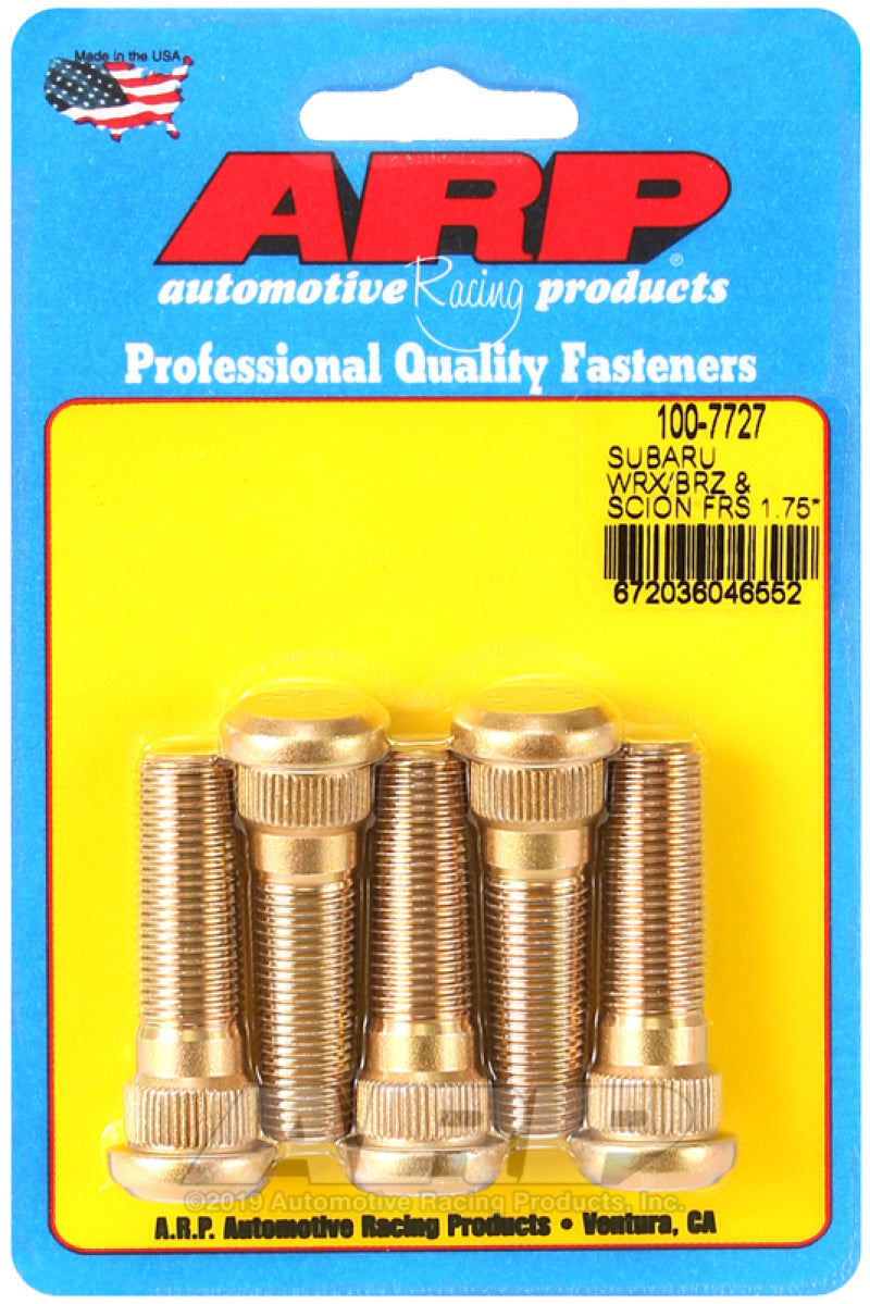 ARP Subaru BRZ/Scion FRS Wheel Stud Kit - 100-7727 for 2013-2025 Subaru BRZ