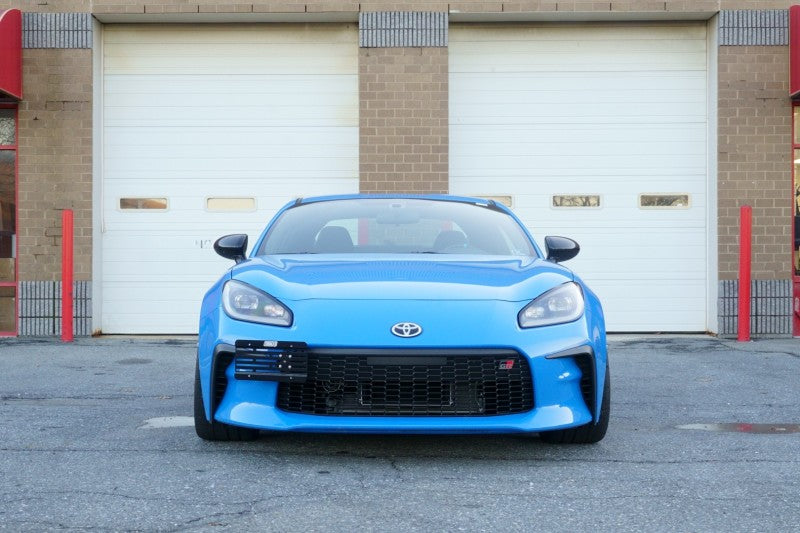 Turbo XS 22-23 Subaru BRZ/Toyota GR86 Towtag License Plate Relocation Kit - TOWTAG-BRZ22 for 2022-2023 Subaru BRZ - front vie