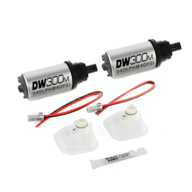 DeatschWerks 340 LPH Ford In-Tank Fuel Pump DW300M Series w/ 07-10 GT500 / GT500KR Install Kit - 9-305-1035 for 2007-2012 For