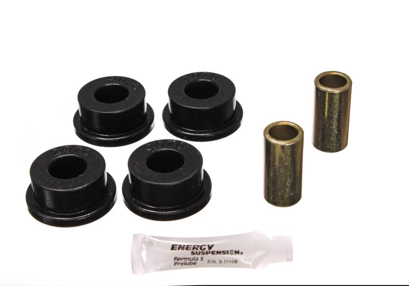 Energy Suspension 80-98 Ford F-250 4WD/F350 4WD Black Front Frame Shackle Bushing Set - 4.2131G for 1980-1997 Ford F 250 - fr