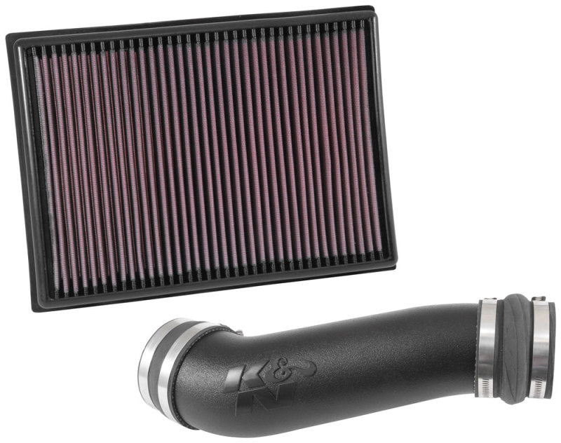 K&N 15-19 Toyota 4 Runner V6-4.0L Performance Air Intake Kit - 57-9034 for 2010-2014 Toyota FJ Cruiser - front view