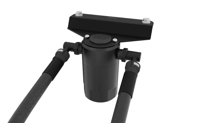 K&N 14-20 Chevrolet 1500 5.3L / 6.2L (Gas) Catch Can Oil Separator - 81-0805 for 2015-2020 Chevrolet Suburban - front view