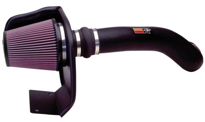 K&N 01-04 Chevy Silverado HD V8-6.0L Performance Intake Kit - 57-3031-1 for 2001-2007 Chevrolet Silverado 2500 - front view