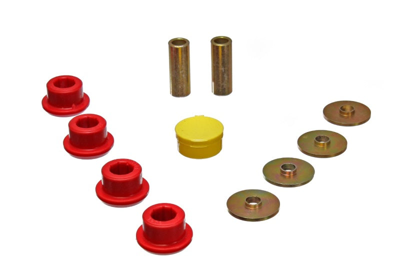 Energy Suspension 63-82 Chevrolet Corvette Red Rear End Control Arm Bushing Set - 3.3191R for 1963-1982 Chevrolet Corvette -