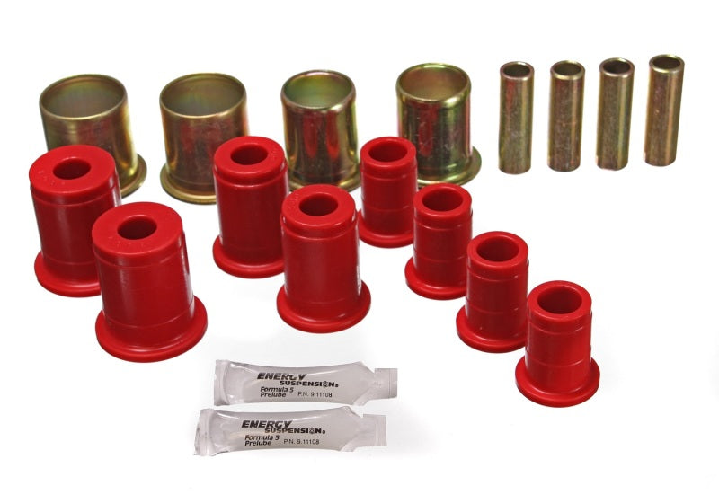 Energy Suspension Universal Red Control Arm Bushing Set - Complete Set - 3.3119R for 1983-2004 Chevrolet S10 - front view