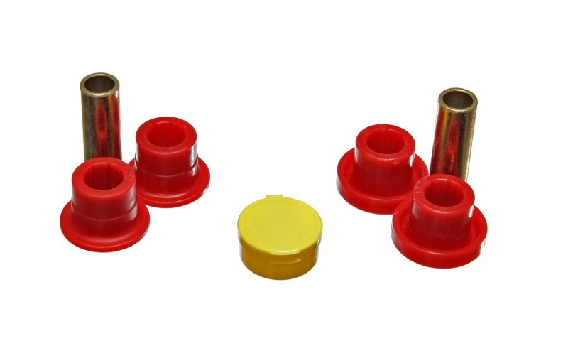 Energy Suspension 89-94 Nissan 240SX (S13) Red Front Control Arm Bushing Set - 7.3114R for 1989-1994 Nissan 240SX - front vie
