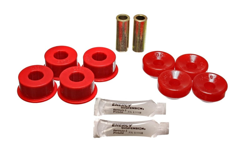 Energy Suspension 90-97 Honda Accord/Odyssey / 92-01 Prelude Red Front Shock Upper and Lower Bushing - 16.8106R for 1990-1997