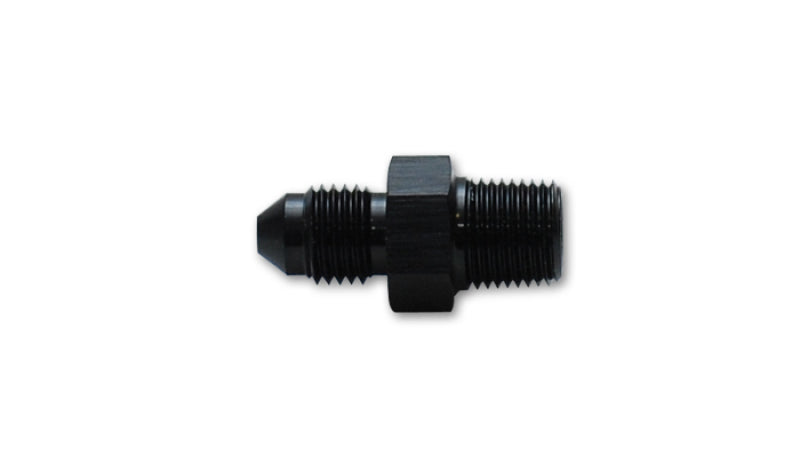 Vibrant -4 AN to 1/16in NPT Straight Adapter Fittings - Aluminum - 10133 by Vibrant - front view