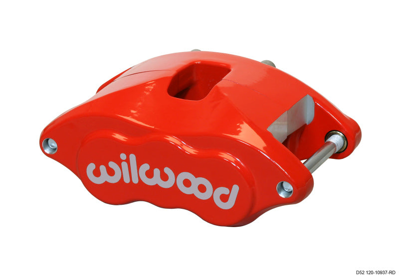 Wilwood Caliper-D52-Red 2.00/2.00in Pistons 1.04in Disc - 120-10937-RD by Wilwood
