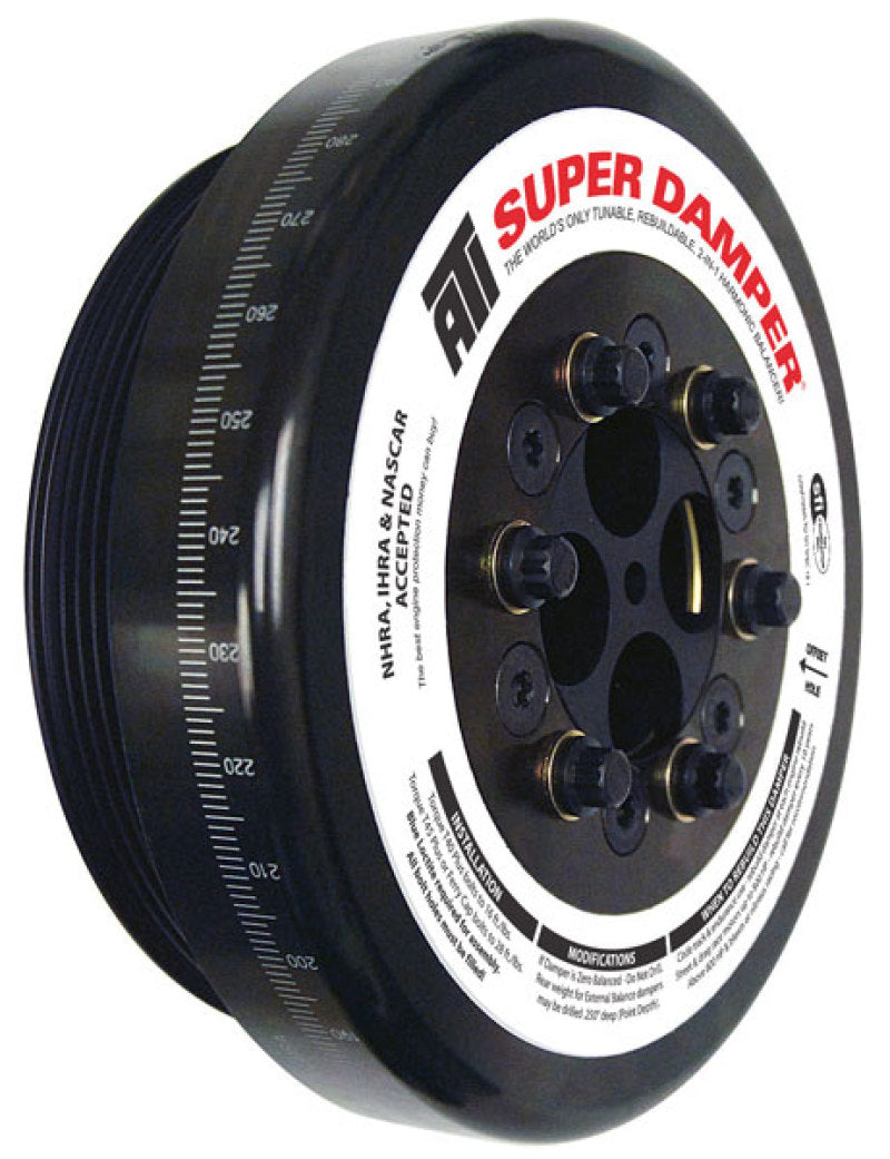 ATI Damper - 8.074in - Steel - 8 Grv - Cummins - 4BT - 6BT - 3.9L - 5.9L - 3 Ring - Diesel - ATI917365 by ATI