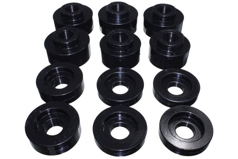 Energy Suspension 08-16 Ford F-250/F-350/F-450/F-550 Super Duty STD/Super Cab Black Body Mount Set - 4.4125G for 2008-2016 Fo