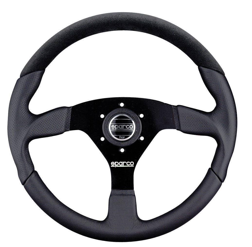 Sparco Strwhl L505 Lap 5 Blk/Blk/Blk - 015TL522TUV