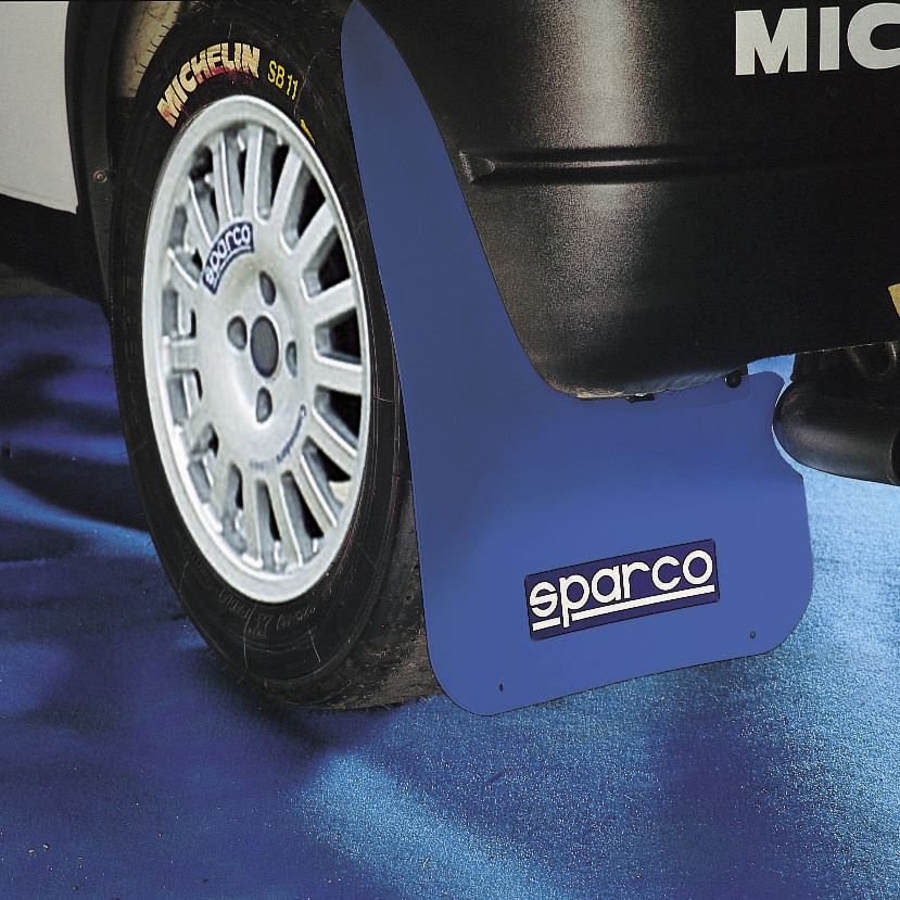 Sparco Mud Flap Pair Blue - 03791AZ