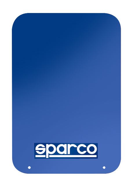 Sparco Mud Flap Pair Red - 03791RS