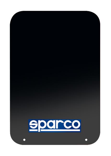 Sparco Mud Flap Pair Black - 03791NR