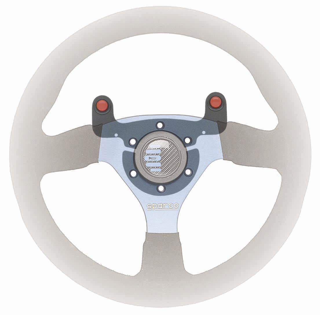 Sparco Push Button 2 Black - 015NE982