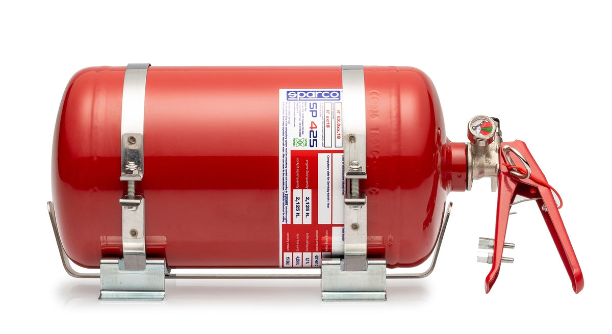 Sparco 4.25 Liter Mechanical Steel Extinguisher System - 014772MSL