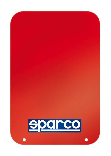 Sparco Mud Flap Pair Red - 03791RS