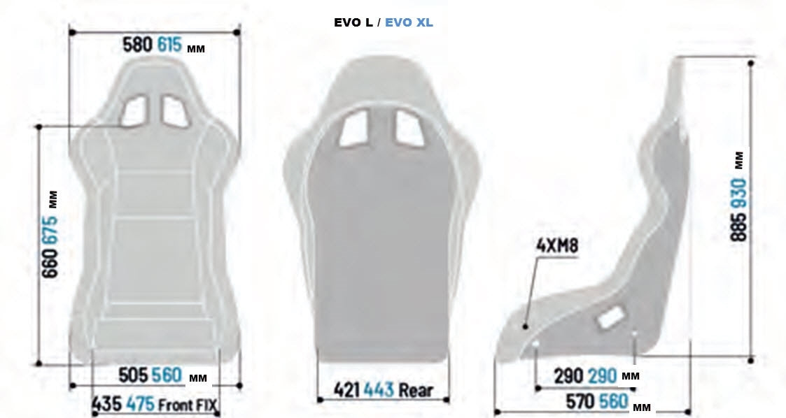 Sparco Seat EVO L QRT Performance Black - 008013RPNR
