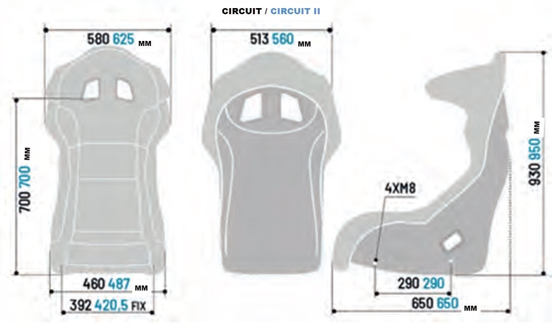 Sparco Seat Circuit Carbon BLK - 008019ZNR