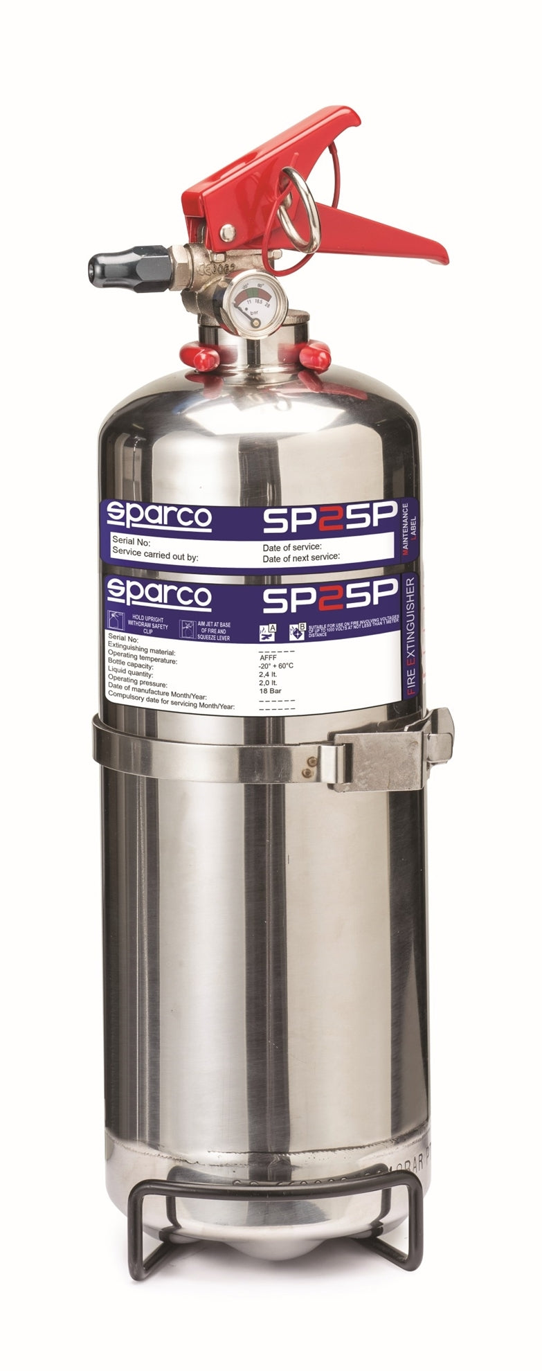 Sparco 2 Liter Handheld Steel AFFF - 014775BXL2
