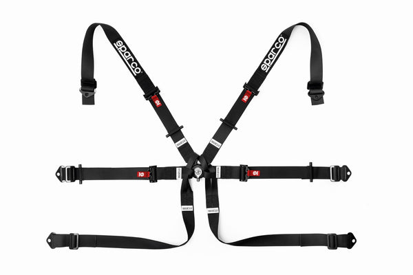 Sparco BELT COMP H3 PD 6PT STEEL RED - BRN0054B0R0100N