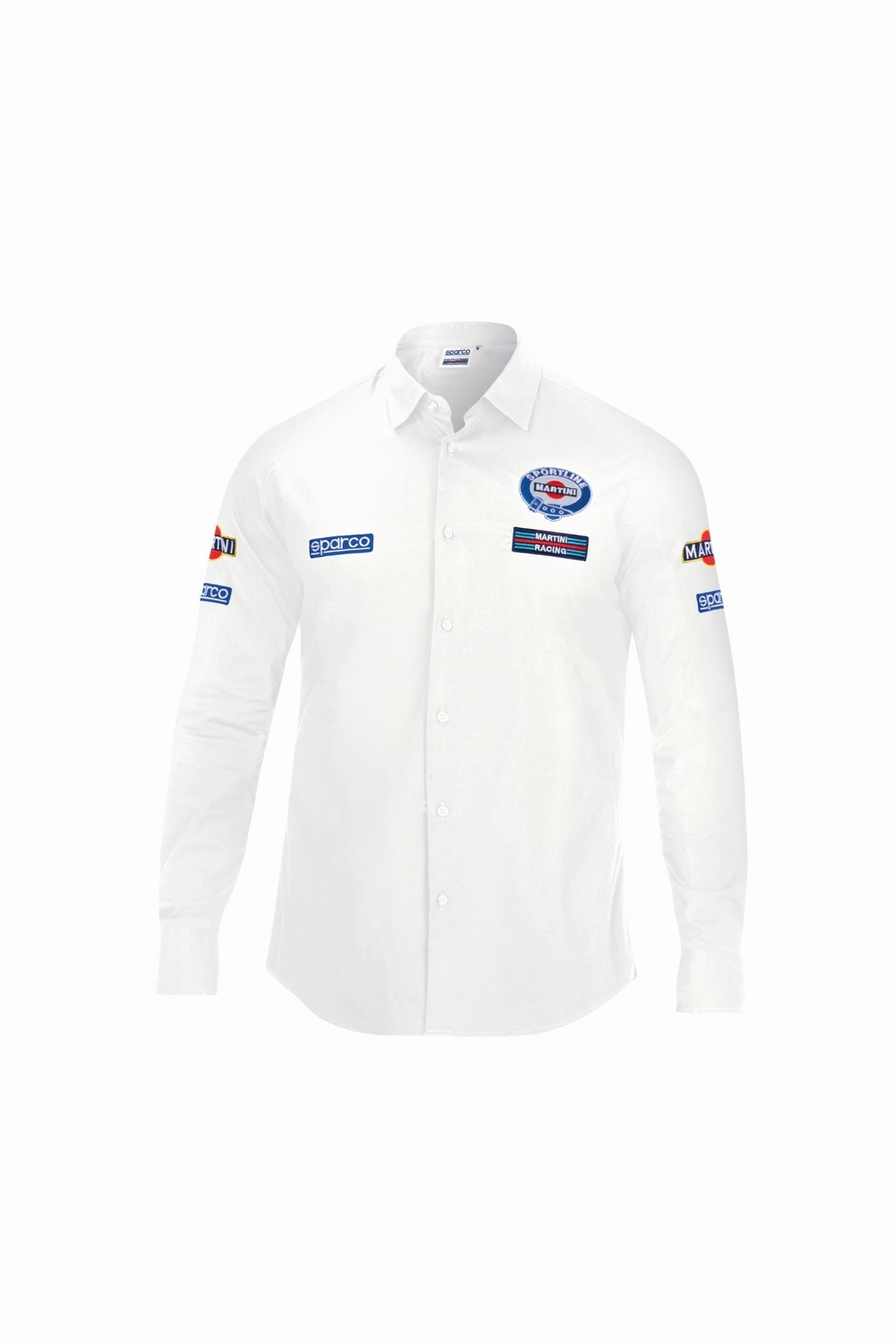 Sparco Martini High Collar Shirt Long Sleeve - Large - 002206MRBI3L