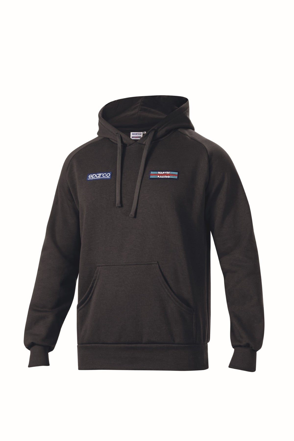Sparco Martini Stripes Hoodie Medium - White - 01340MRBI2M