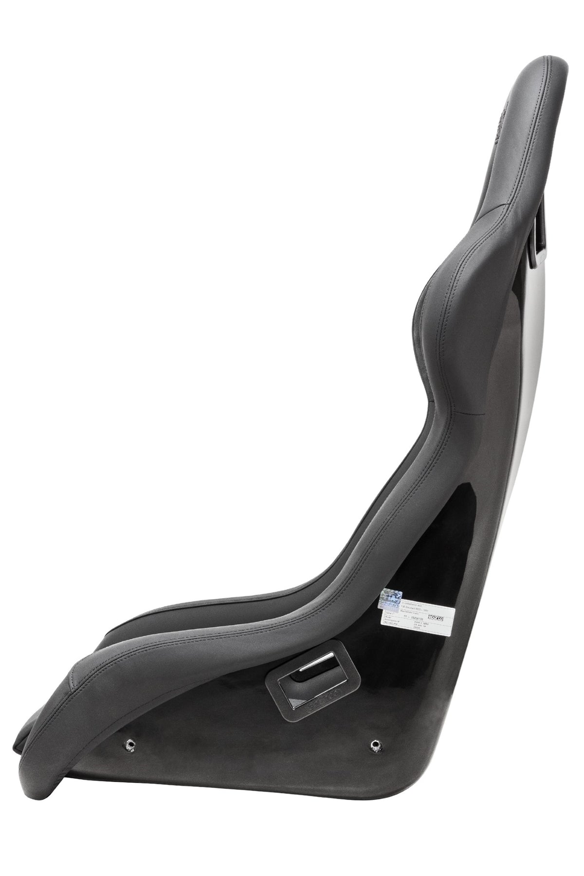 Sparco Seat QRT Performance Leather/Alcantara Black (Must Use Side Mount 600QRT) - 008012RPNR
