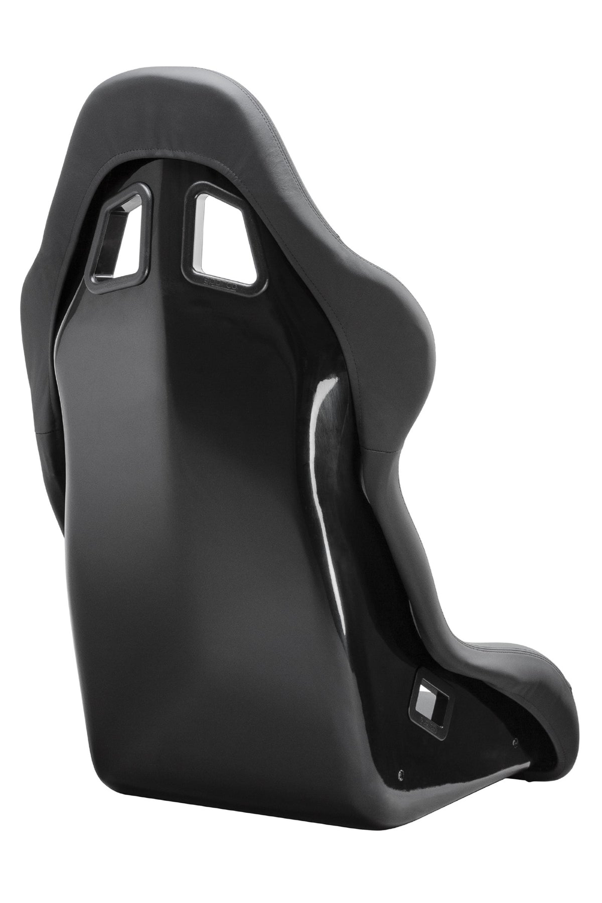 Sparco Seat QRT Performance Leather/Alcantara Black (Must Use Side Mount 600QRT) - 008012RPNR