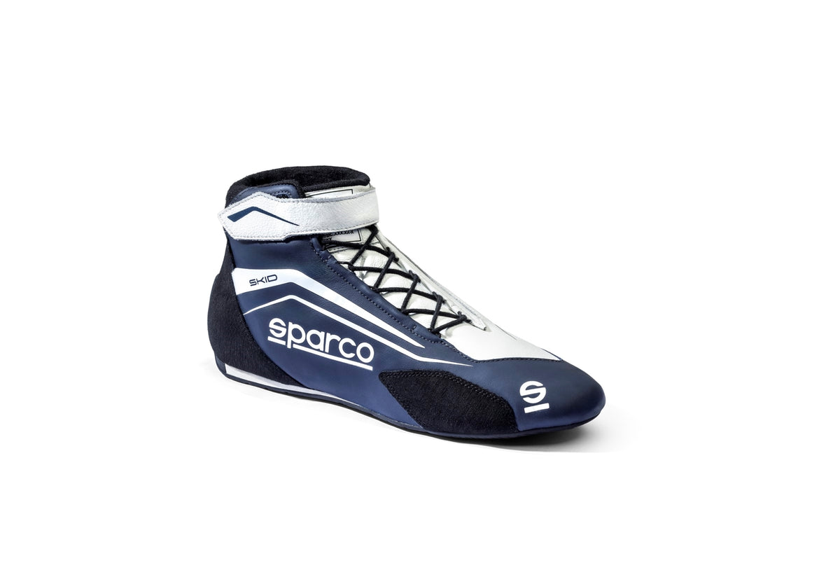 Sparco Shoe Skid 43 Blue/White - BRB0004B0N07043