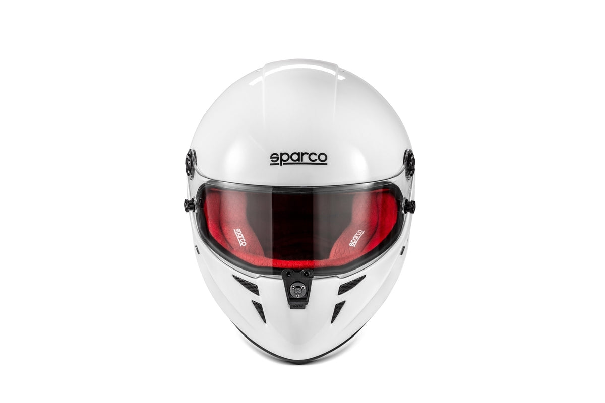 Sparco Stealth RF Helmet - Large - White/Red - BRH0007B0W0900L