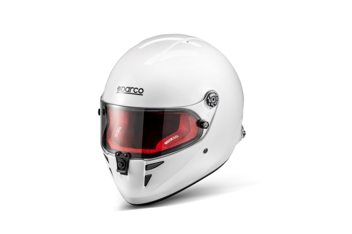 Sparco Stealth RF Helmet - Large - White/Red - BRH0007B0W0900L