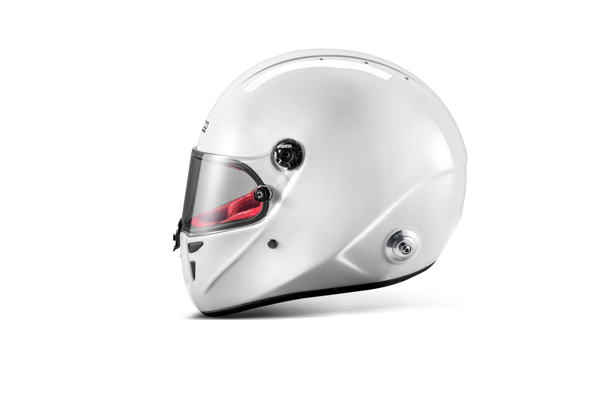 Sparco Stealth RF Helmet - Large - White/Red - BRH0007B0W0900L