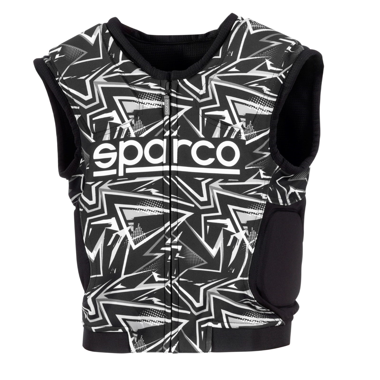 Sparco Vest SJ Pro K-3 SML - BLK/WHT - 002402KNRBI1S